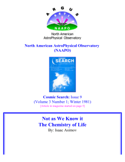 Not as We Know it - Big Ear Radio Observatory