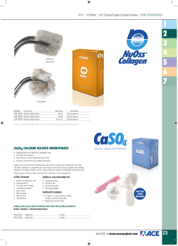 CaSO4 CALCIUM SULFATE HEMIHYDRATE