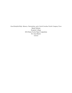 Good Satisfied Help: Memory, Paternalism, and