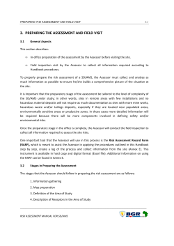 8. Chapter 3 - Preparing for field visit