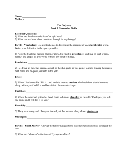 Mallory The Odyssey Book 9 Discussion Guide Essential Questions