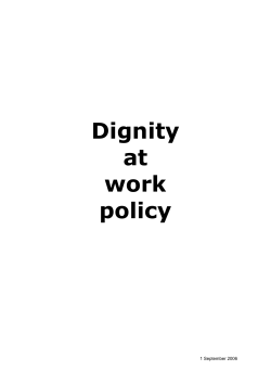 Dignity at work PDF