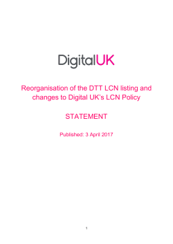 Statement - Digital UK