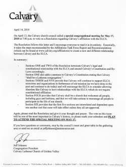 Untitled - Calvary Lutheran Church