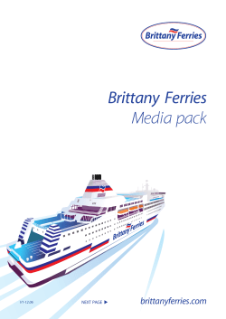 Brittany Ferries Media pack