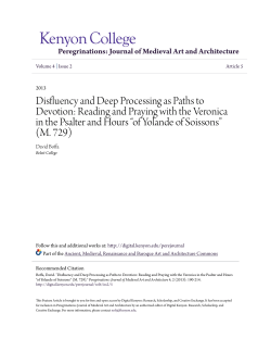 Disfluency and Deep Processing as Paths to Devotion