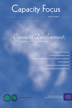 Capacity Focus - African Development Bank