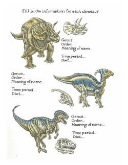 Dinosaurs - The Virtual Petrified Wood Museum