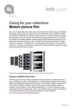 motion picture film - State Library of Queensland
