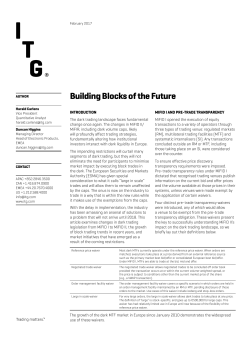 Building Blocks of the Future