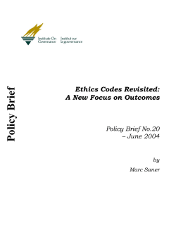 Ethics Codes Revisited