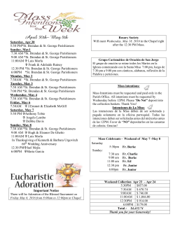 May 1, 2016 - St. Brendan and St. George, Clifton