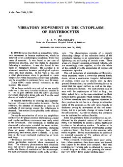 of erythrocytes - Journal of Clinical Pathology