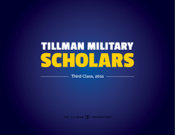 2011 - Pat Tillman Foundation