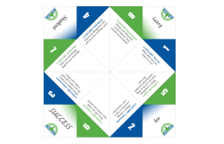 fortune teller or cootie catcher