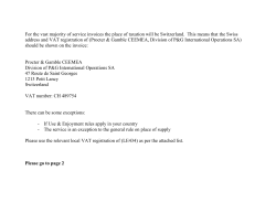 For the vast majority of service invoices the place