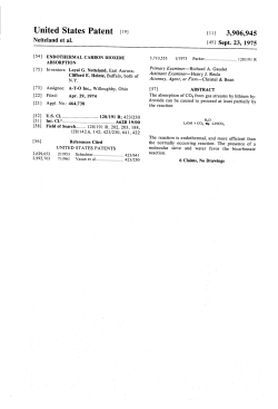 Endothermal carbon dioxide absorption