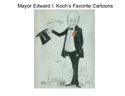 Mayor Edward I. Koch`s Favorite Cartoons