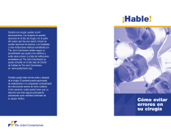 C&oacute;mo evitar errores en su cirug&iacute;a