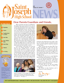 Dear Parents/Guardians and Friends