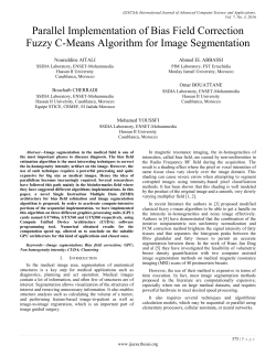 Parallel Implementation of Bias Field Correction Fuzzy C