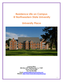 What to Bring (University Place)