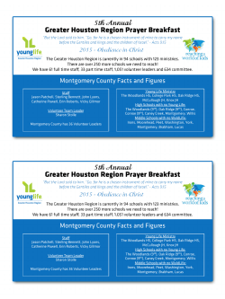 Montgomery County Facts and Figures