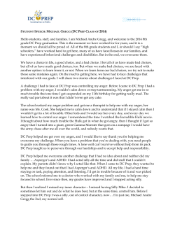 Hello students, staff, and families. I am Michael Andre