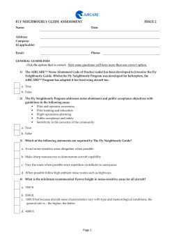 FLY NEIGHBOURLY GUIDE ASSESSMENT ISSUE 2
