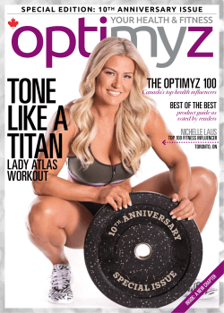 Optimyz Magazine - Sports Specialist Rehab Centre