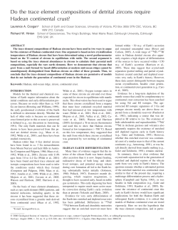 Do the trace element compositions of detrital zircons require