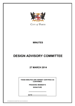 design advisory committee