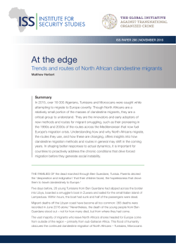 At the edge - Global Initiative against Transnational Organized Crime