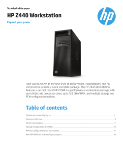 HP Z440 Workstation - Product documentation