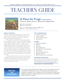 Teacher`s Guide - Peachtree Publishers