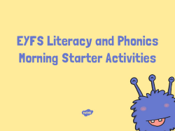 Phonics Activities - King?s Oak Academy