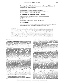 Investigation of Surface Enrichment in Isotopic Mixtures of Poly