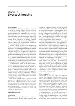 Livestock housing - Food and Agriculture Organization of the United