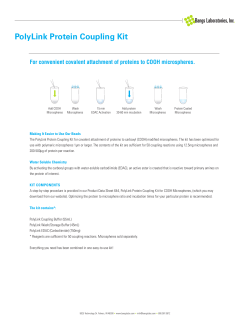 PolyLink Protein Coupling Kit