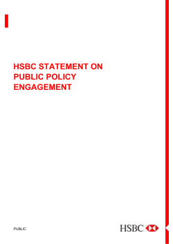 Statement on public policy engagement