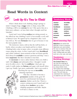 Read Words in Context
