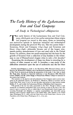 The Early History of