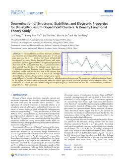 Determination of Structures, Stabilities, and Electronic Properties for