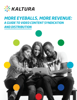 A Guide to Video Content Syndication and Distribution