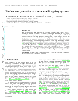 The luminosity function of diverse satellite galaxy systems