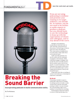 Breaking the Sound Barrier