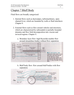 Chapter 7 Bluff Body