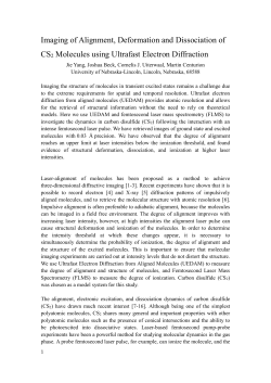 Imaging of Alignment, Deformation and Dissociation of CS2