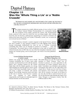 Chapter 11 Was the `Whole Thing a Lie` or a `Noble