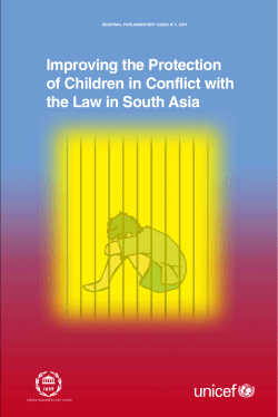 Improving the Protection of Children in Conflict with the Law in South